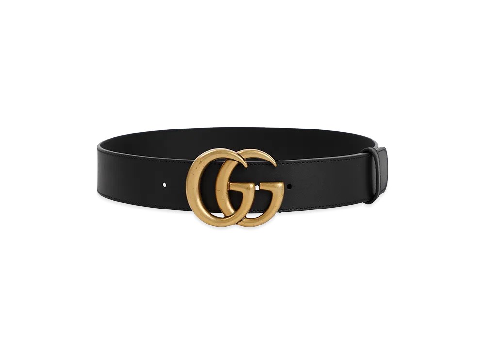 GUCCI Women's 'GG Marmont’ Belt "Black"