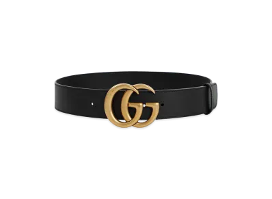 GUCCI Women's 'GG Marmont’ Belt "Black"