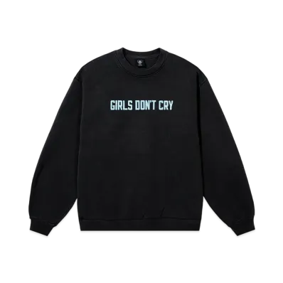 Girls Don't Cry Logo Crewneck "Black"