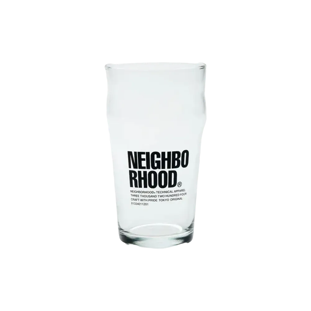 NEIGHBORHOOD Pint Glass "Clear"