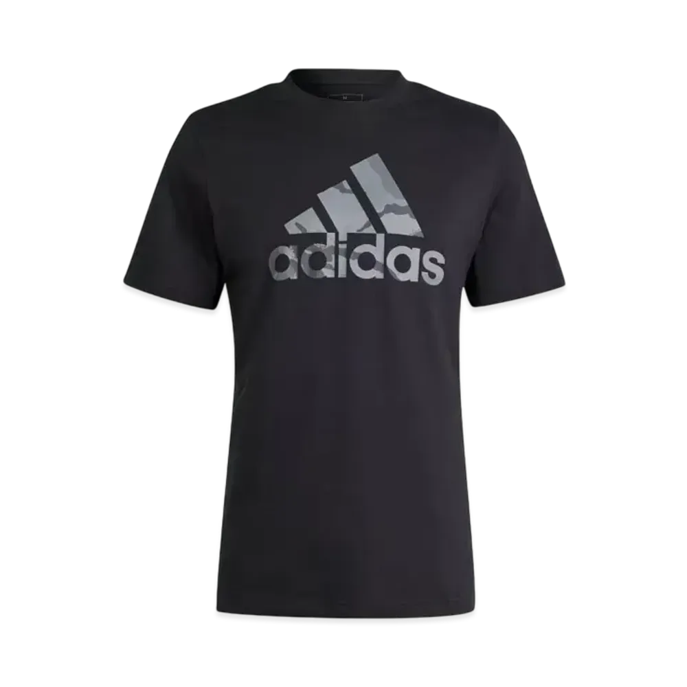 adidas Camo Badge of Sports Graphic Short Sleeve T-Shirt "Black"