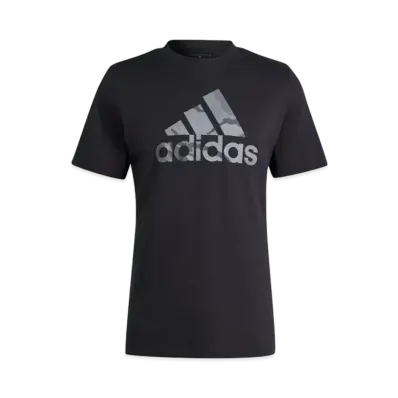 adidas Camo Badge of Sports Graphic Short Sleeve T-Shirt "Black"
