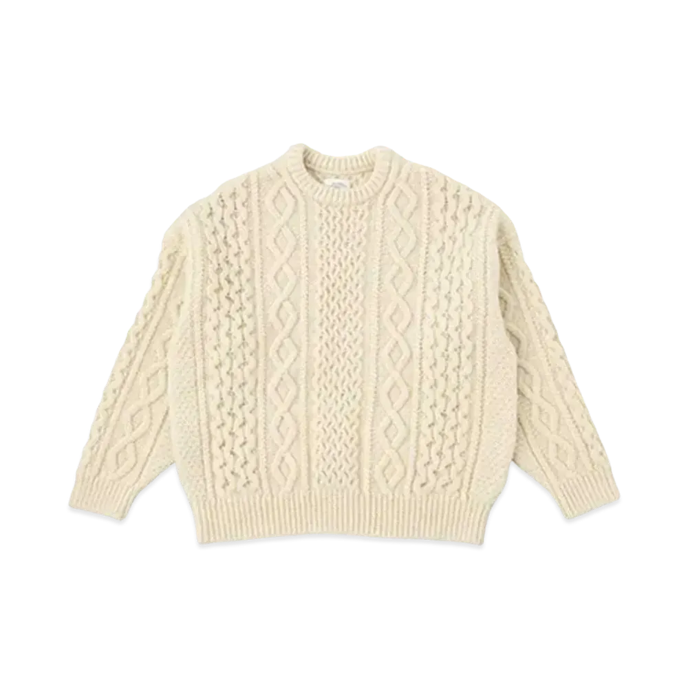 visvim AMPLUS CREW KNIT L/S "Ivory"