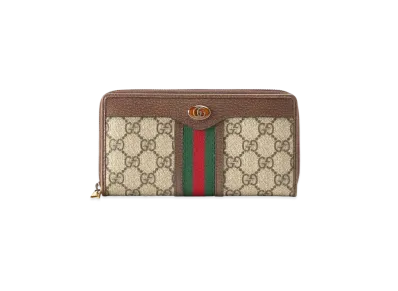GUCCI Ophidia GG Zip Around Wallet