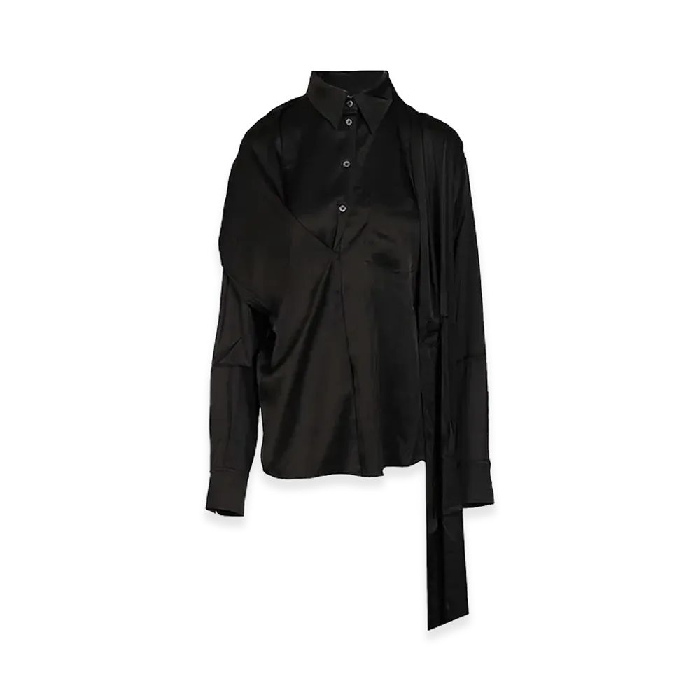 Acne Studios Women's Button-Up Blouse "Black"