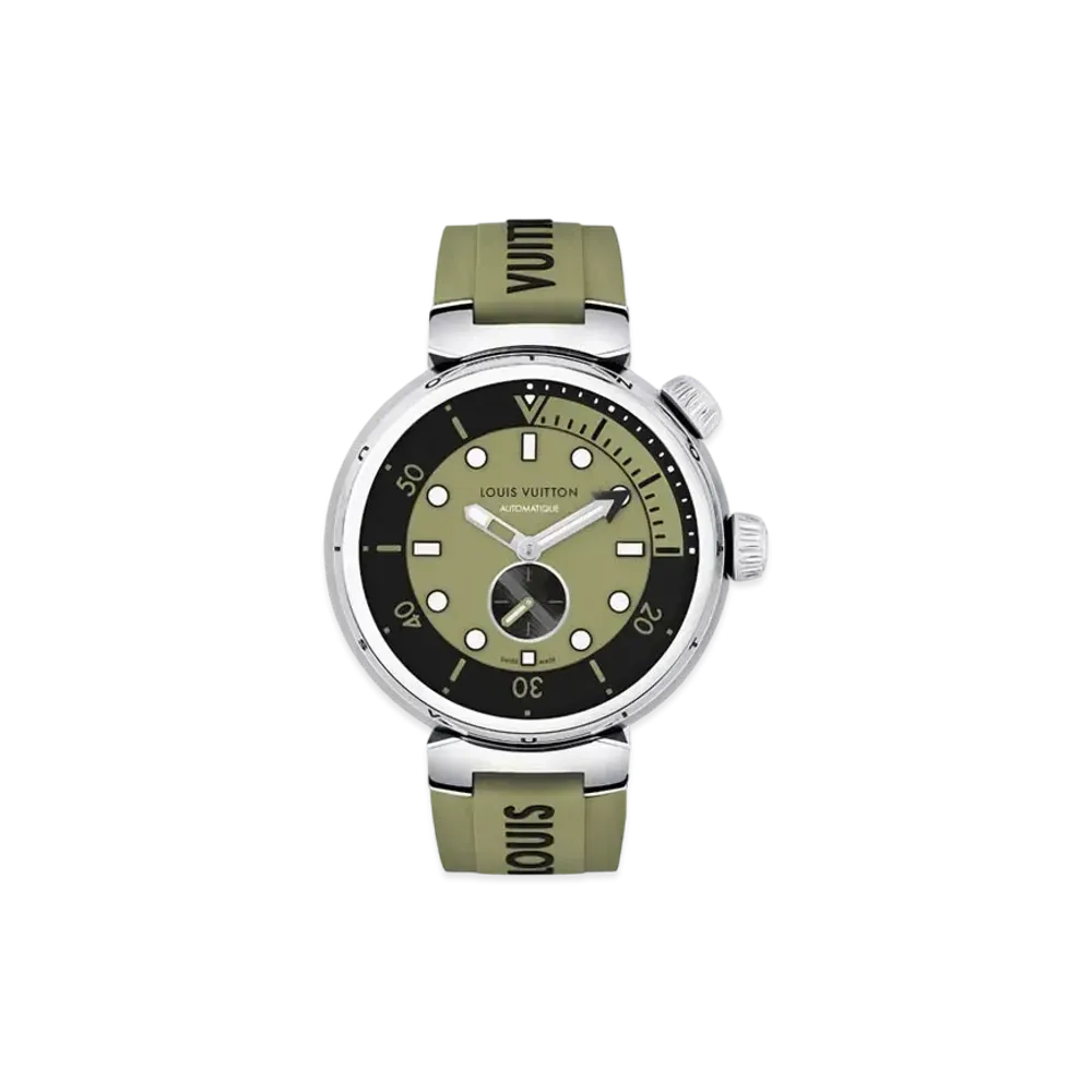 Louis Vuitton Tambour Street Diver "Urban Green"