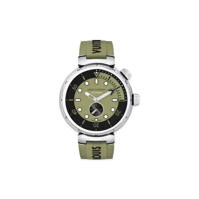 Louis Vuitton Tambour Street Diver "Urban Green"