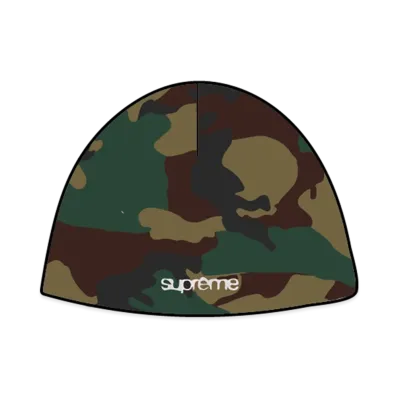 Supreme Base Layer Beanie "Woodland Camo"