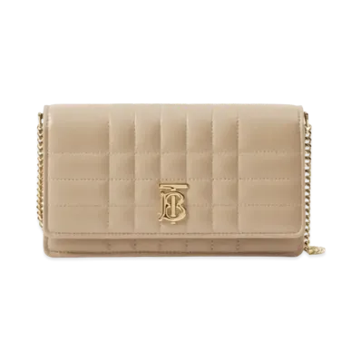 Burberry Lola Clutch "Oat Beige"