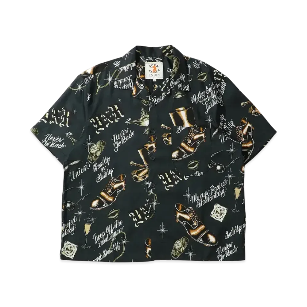 UNION x Born x Raised Gents Of Desire Button Up Shirt "Black"