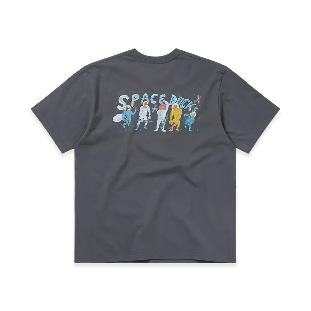 thisisneverthat x Daniel Johnston Space Ducks Tee "Dark Grey"