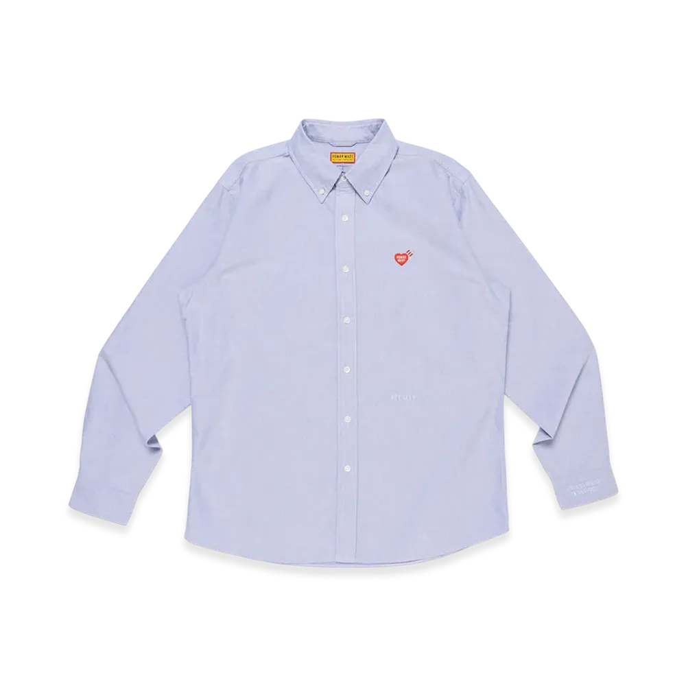HUMAN MADE Oxford BD L/S Shirt "Blue"