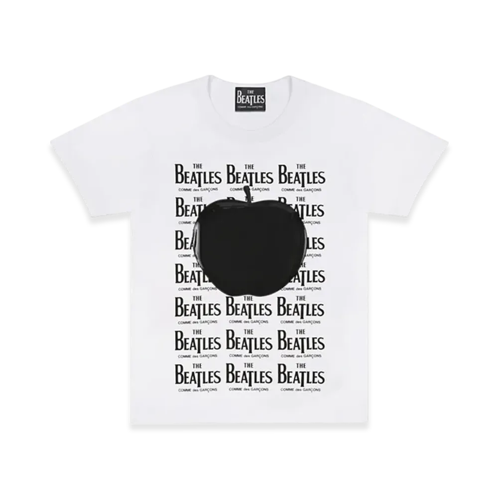 COMME des GARCONS x The Beatles Rubber Printed T-Shirt "White"