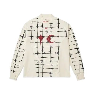 adidas x Thug Club Goalie T-Shirt Long Sleeve "Cream White"