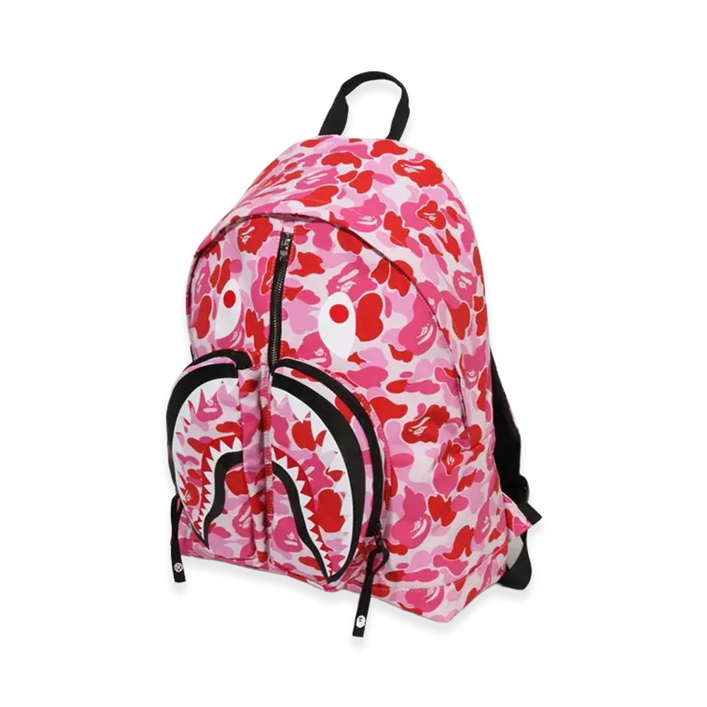 A BATHING APE ABC Camo Shark Daypack "Pink"