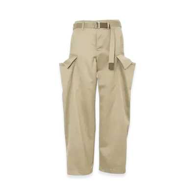 sacai Cotton Chino Pants "Beige"