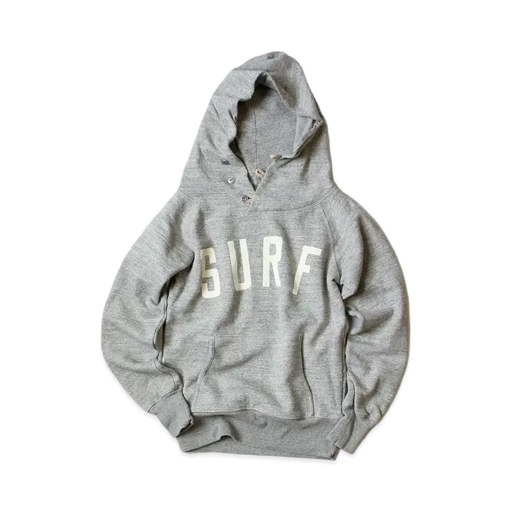 KAPITAL TOP BACK HAIR SURF SWEAT "Gray"