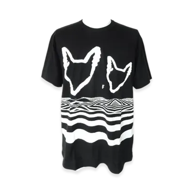 BLACK COMME des GARCONS x Filip Pagowski Cotton Jersey Print "Black"