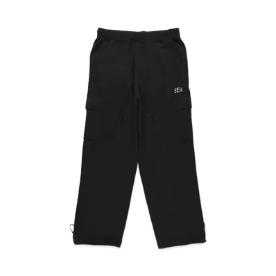 WIND AND SEA Bouclet Eazy Cargo Pant "Black"