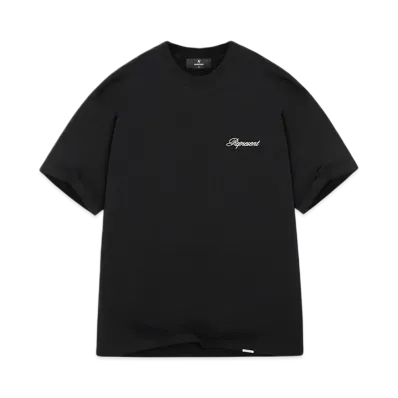 REPRESENT Script Logo T-Shirt "Black"