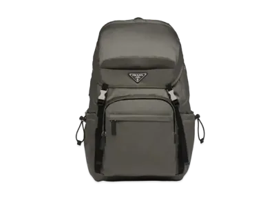 PRADA Re-Nylon And Saffiano Leather Backpack "Khaki"