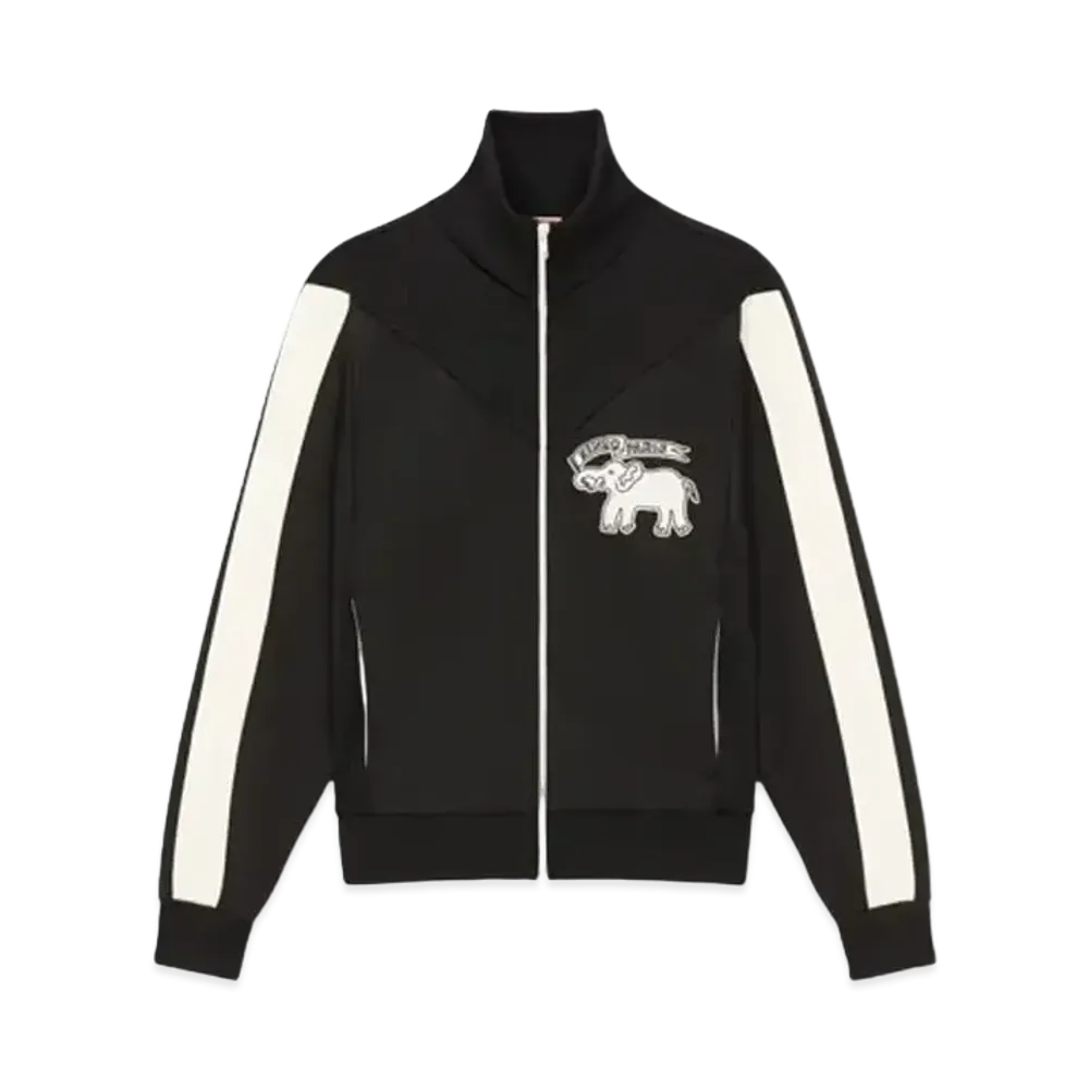 KENZO 'ELEPHANT FLAG' Tracksuit Top "Black"