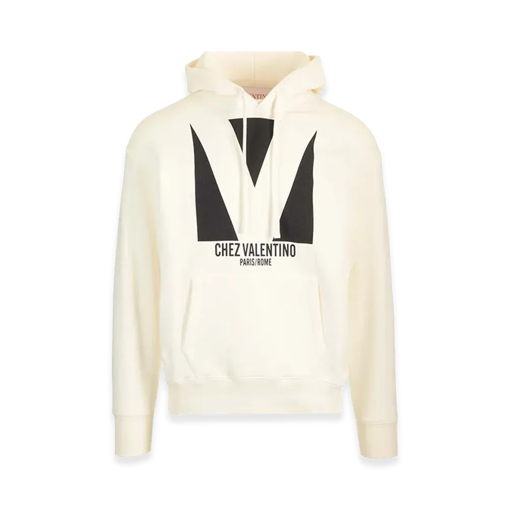 Valentino Women's Chez Hoodie "White"