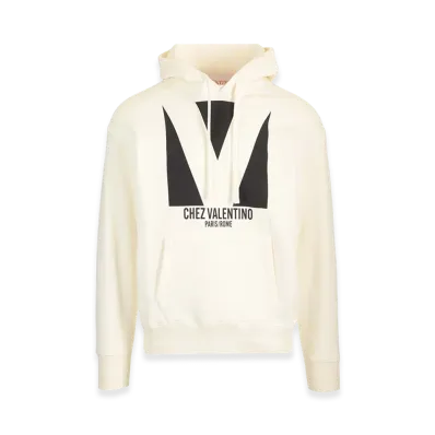 Valentino Women's Chez Hoodie "White"
