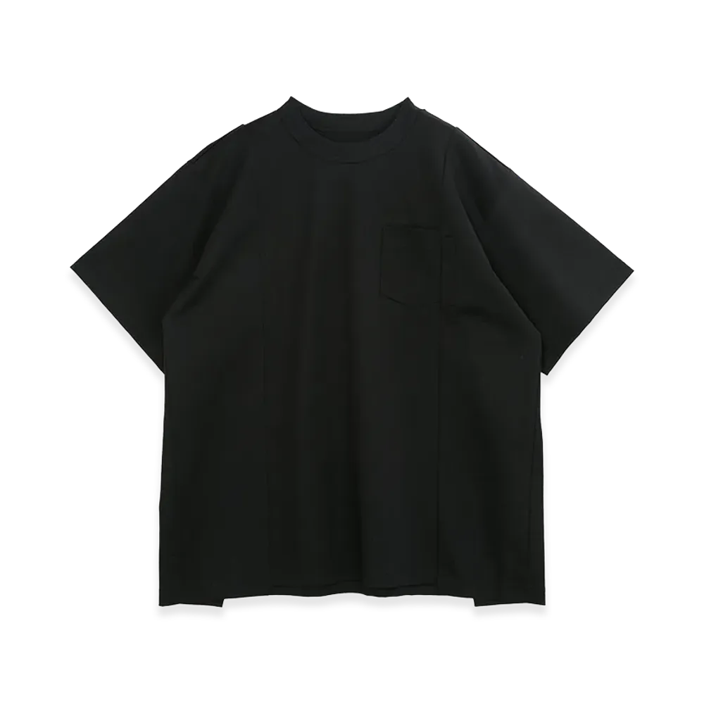 sacai Cotton Jersey T-Shirt "Black"