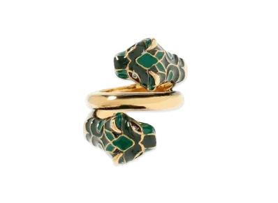 GUCCI Cat Head Vintage Ring "Gold"
