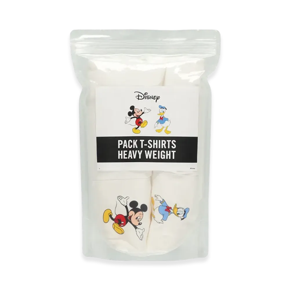 WIND AND SEA Mickey Donald 2P Pack Tee "White"