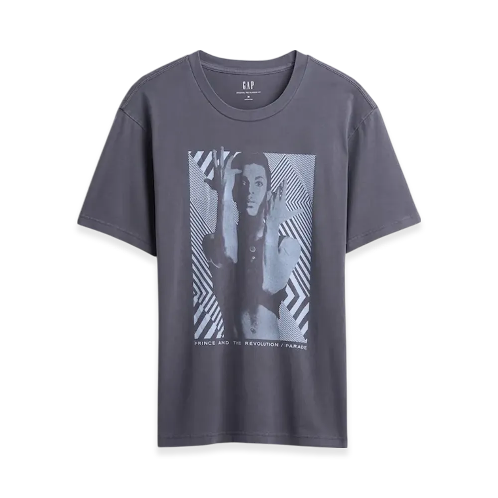 GAP Prince and the Revolution Relaxed Graphic T-Shirt "Navy Uniform"