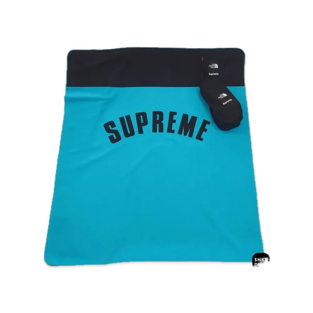 Supreme x The North Face Arc Logo Denali Fleece Blanket "Blue"