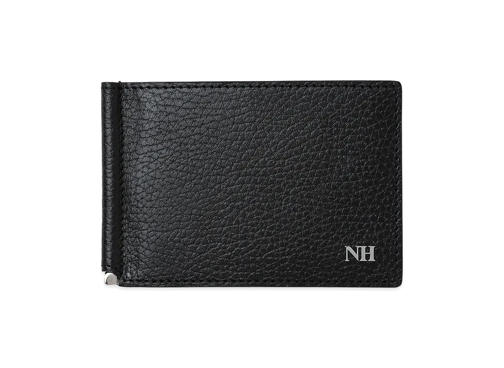 NEIGHBORHOOD Leather Clip Wallet "Black"
