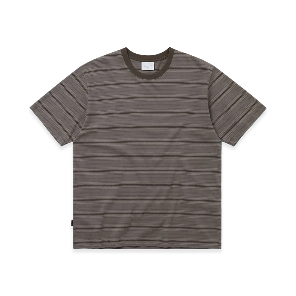 thisisneverthat Striped Tee "Brown"