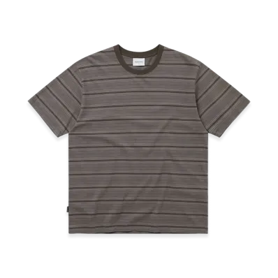 thisisneverthat Striped Tee "Brown"