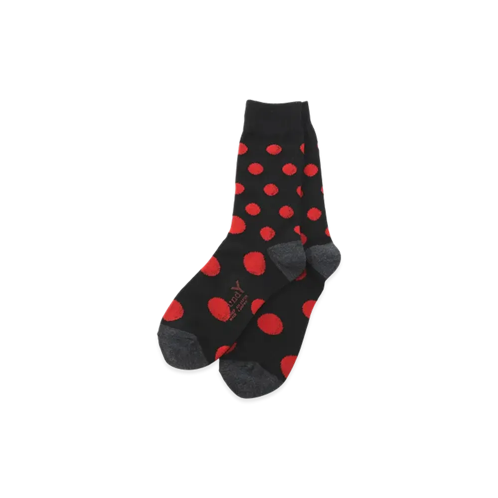 Ground Y Dot Socks "Red"
