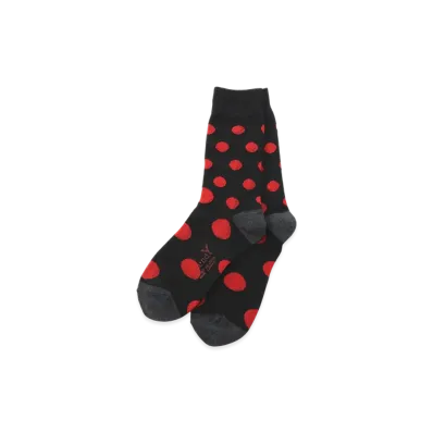 Ground Y Dot Socks "Red"