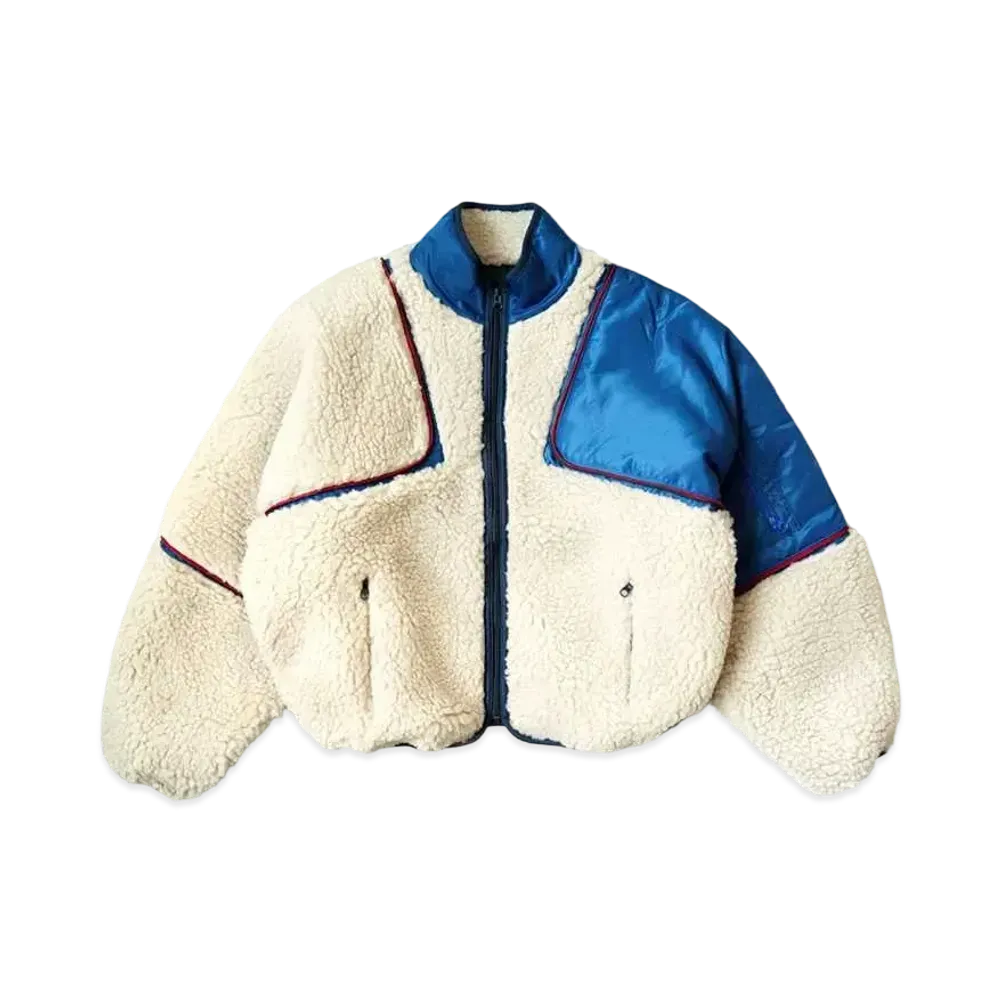 KAPITAL BOA FLEECE SHAM BOMBER JACKET "Quinity"