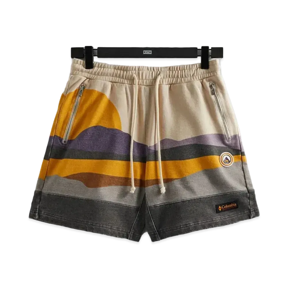 Kith x Columbia Fleece Short "Cyber Purple"