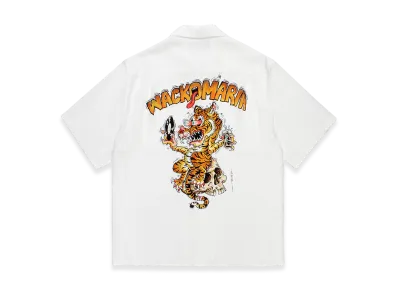 WACKO MARIA x Tim Lehi 50's Open Collar Shirt "White"