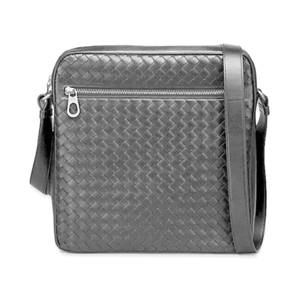 Bottega Veneta Calfskin Shoulder Bag "Grey"