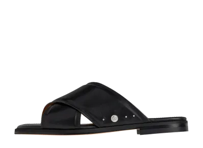 Maison Margiela Tabi Numbers Crossed Sandal "Black"