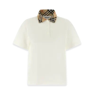 Burberry Women's Imogen Polo Shirt "White"