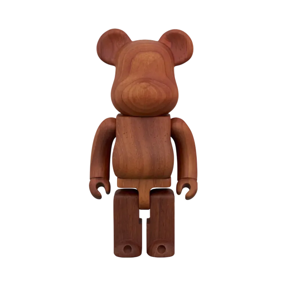 MEDICOM TOY "BEARBRICK" Karimoku Padouk 200%