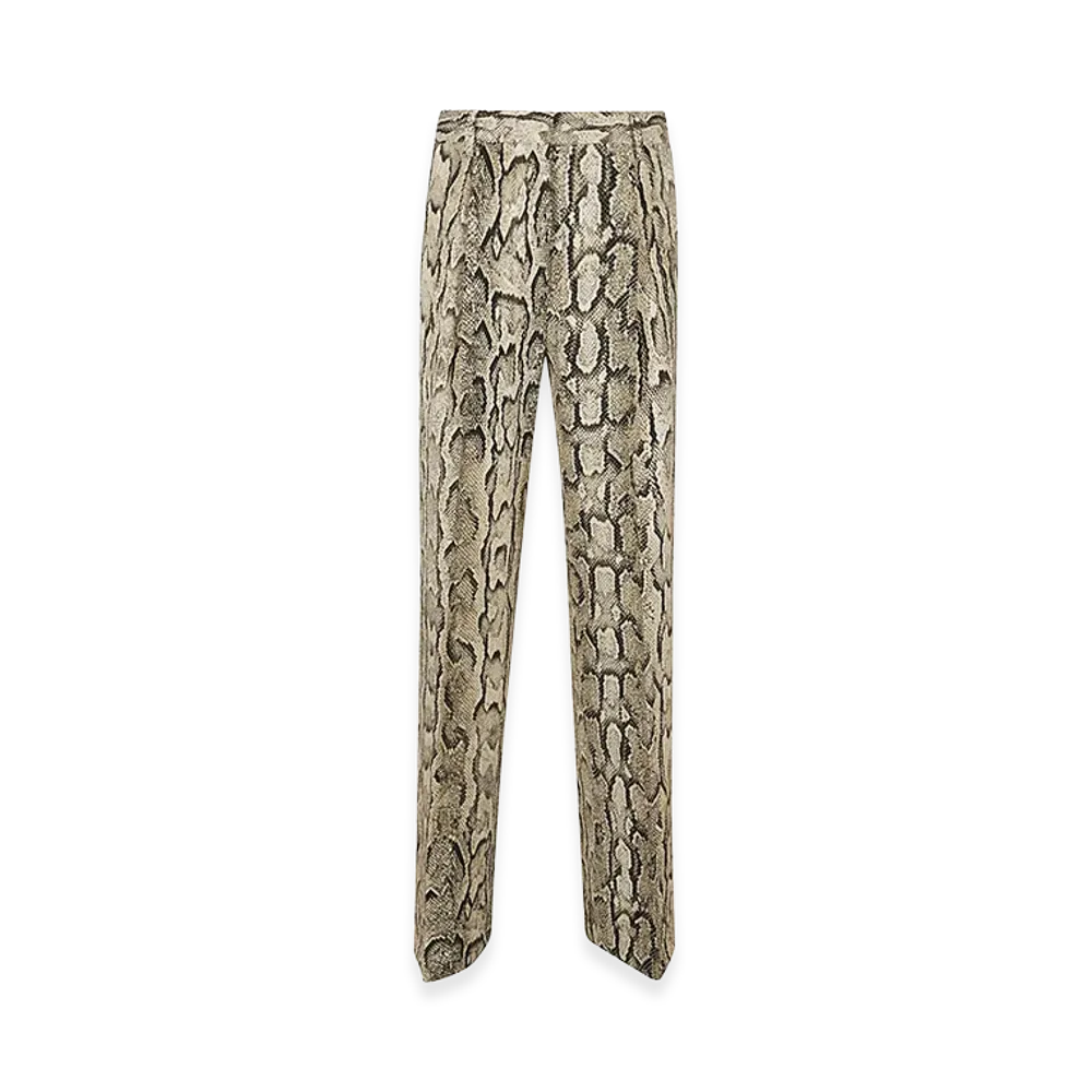 DRIES VAN NOTEN Women's Jacquard Pants "Beige"