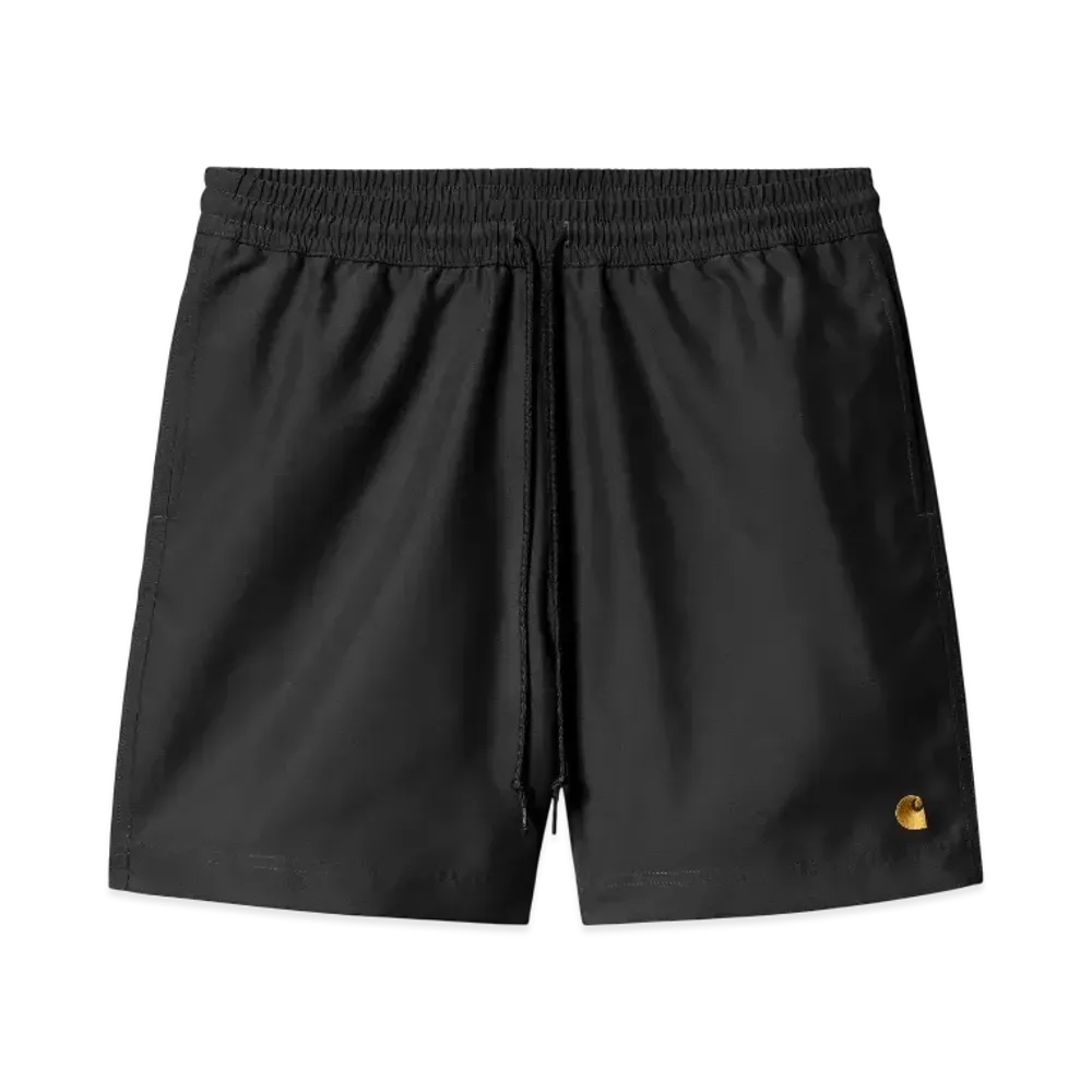 Carhartt WIP Chase Swim Trunks "Black/Gold"