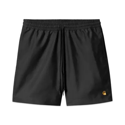 Carhartt WIP Chase Swim Trunks "Black/Gold"