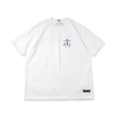 eYe JUNYA WATANABE MAN x Brooks Brothers Tee Heavyweight Cotton Jersey Garment Print W-NAME "White"