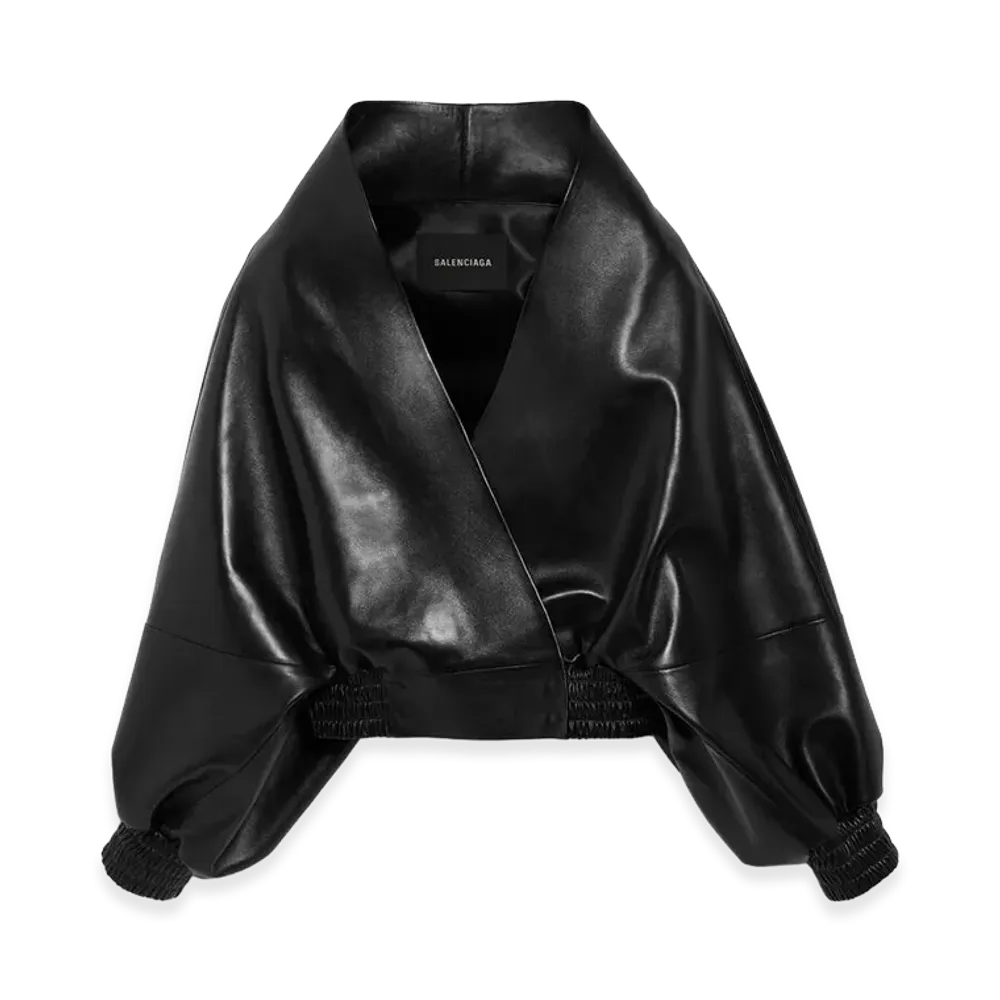 BALENCIAGA Women's Wrap Jacket "Black"